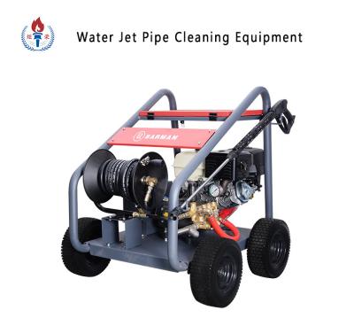 China Gasoline Engine Drive Washer High Pressure Car Washing Machine With 4 Dredge Nozzles for sale