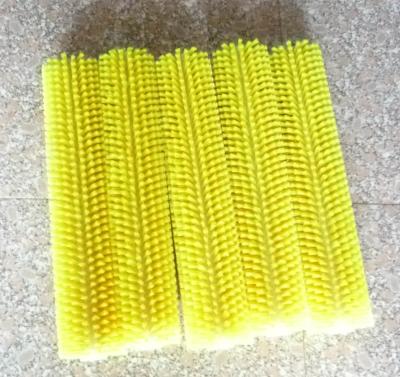 China Custom Nylon Bristle Cleaning Brush Roller Cylindrical for sale
