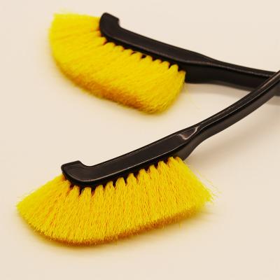 China Customized PP Bristles Soft Car Wash Brush For Wheel Tire Rim for sale