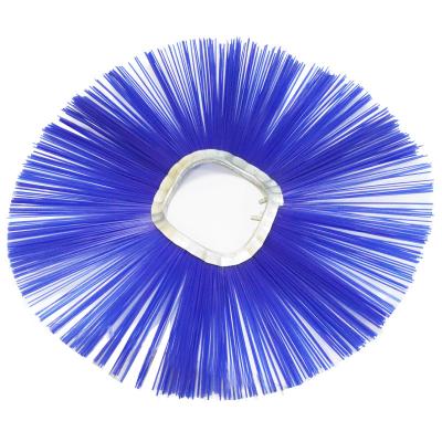 China Blue Color Wafers Road Sweeper Broom For Runway Sweeping for sale