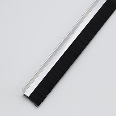China Nylon Plastic Wire Bristle Door Window Seal Strip Brush Dust Proof Heat Resistance for sale