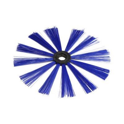 China Customized Industry Rotary Road Sweeper Brush Blue Color for sale