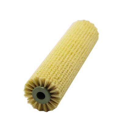 China Industrial Cylindrical PP Vegetable Fruit Roller Brush For Washing And Peeling à venda
