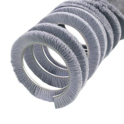 China Multi Strand Winding Filament Spiral Roller Brush For Industrial Grinding Tool for sale