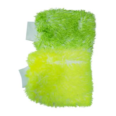 Chine Customized Microfiber Cleaning Mitt Long Pile Car Wash Cleaning Glove à vendre