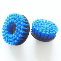 中国 電気ドリルのクリーニング ブラシ2inchの青い剛毛を回す浴室の床のカーペット 販売のため