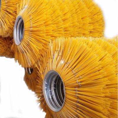 China PP Bristle Industrial Round Road Sweeper Brush Eco Friendly for sale
