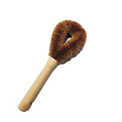 China Wooden Handle Household Cleaning Brushes Eco Friendly Sisal Coconut for sale