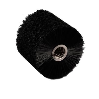 China PBT Nylon Spiral Industrial Cleaning Brushes Roller For Grinding for sale