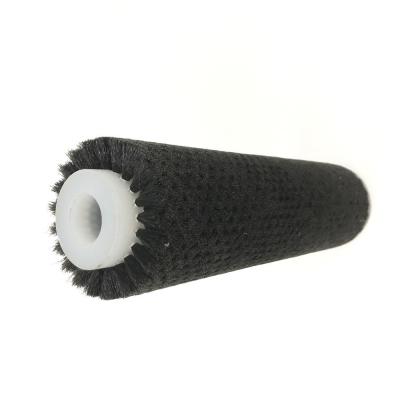 China Fruit Nylon Conveyor Belt Cleaning Brush 600mm Dia PP Wire for sale