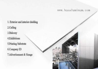 China 1220mm Metal Composite Material Mould Proof Brushed Silver Aluminum Composite Panel for sale