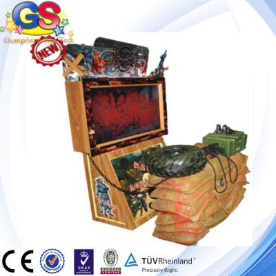 China 2014 3d coin operated rambo shooting game machine, gun simulator shooting game machine for sale