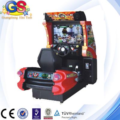 China máquina de jogo do carro de competência da arcada do simulador 2014 4D, máquina de jogo video das corridas de carros 3d à venda
