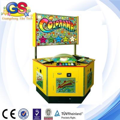 China Colorama lottery machine ticket redemption game machine for sale