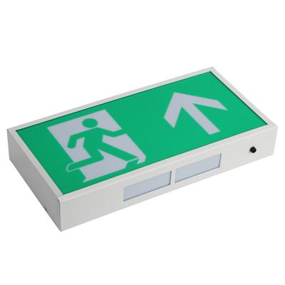 China Professional LED Exit Signs Battery Backup With 60 Pcs 3014 SMD LED , Green Color for sale