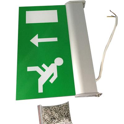 China Hanging / Wall Surface Mounted Led Exit Light / Double Side Exit Sign With Ni - Cd Battery for sale