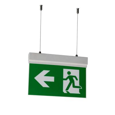China SMD 2835 LED Emergency Commercial Exit Sign Double Side for sale