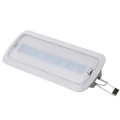 China IP20 Ni-Cd Battery Backup Recessed Emergency Light With ABS Casing For B2B Buyers for sale