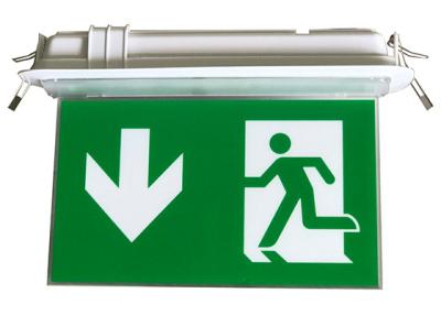 China Rechargeable LED Double - Side Emergency Battery Operated Exit Signage for sale