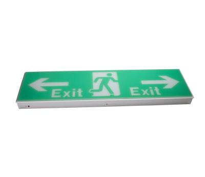 China Wall Surface Mounted SMD LED Emergency Exit Sign / Plastic Runing Man Exit Sign for sale