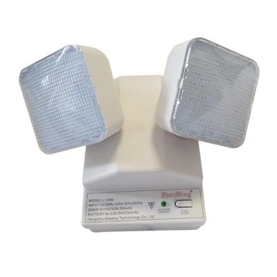 China IP20 LED Stairway Adjustbale Twin Spot Emergency Lights Plastic Casing for sale