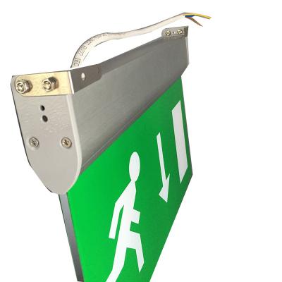 China Energy Saving Ceiling Mounted LED Aluminum Exit Sign With Acrylic Plate for sale