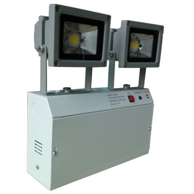 China Commercial Buildings Self Testing Emergency Lights Fixture With 2X10W COB LED for sale