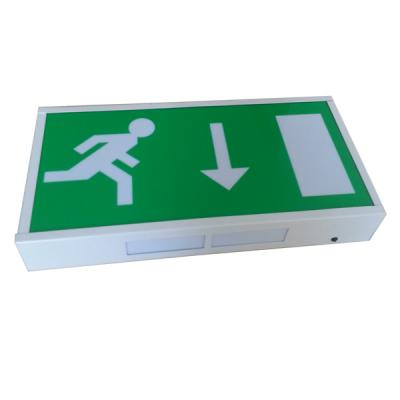 China Running Man Rechargeable LED Exit Signs Wall Surface Mounted , CE Certification for sale