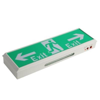 China IP20 2835 SMD Led Exit Signs Wall Surface Mounted Emergency Light For Buildings for sale