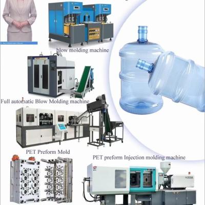 China Horizontal Automatic Plastic Wine Bottle Making Machine With 5L for sale