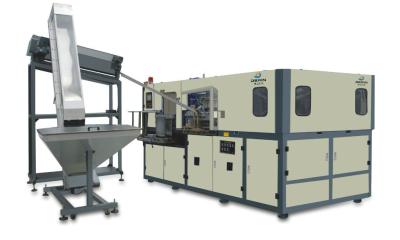 China Pet Two Stage Automatic Plastic Blow Molding Machine Horizontal 4pcs Cavities for sale