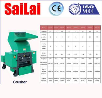 China Capacidade de quebra forte 200 da máquina plástica industrial do triturador - 300kg/H à venda