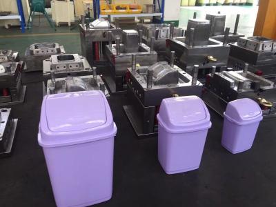 China Public Plastic Dustbin Injection Molding Molds With Custom Runner Type for sale