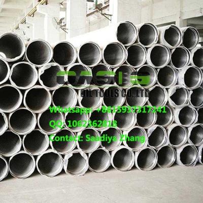 China 219mm API 5CT STC stainless steel johnson screens strainer pipe factory supplier for sale