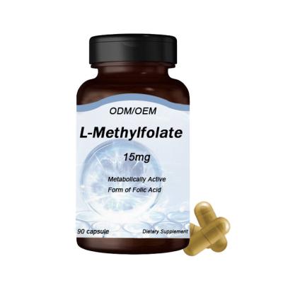 China Vegan L-Methylfolate Supplement Folic Acid 5-MTHF Tablets Capsules Te koop