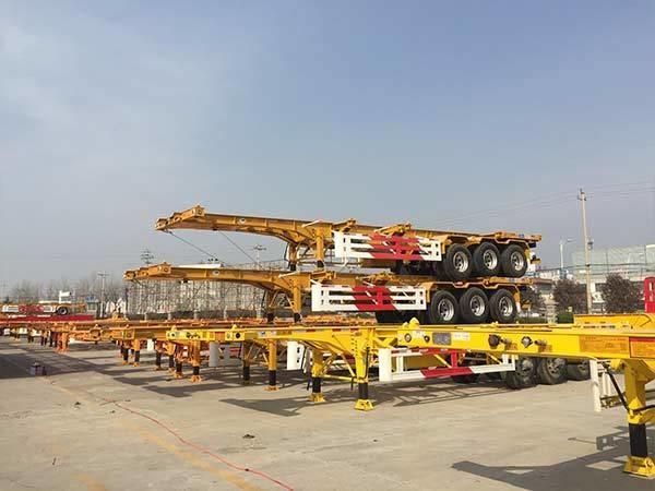 Quality Skeletal Type Container Semi Trailer LML9400TPB SGS/BV Approval for sale