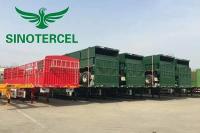 Quality 3 Axles Sidewall Semi Trailer 30-60Tons 40ft Shipping Container Trailer for sale