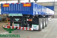 Quality Pallet Transport Sidewall Semi Trailer 20000kg-70000kg Cargo Container Trailer for sale