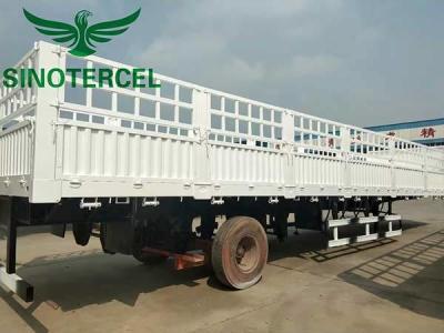 China 3 Ejes Cercas de carga Semi remolque de 40 toneladas Semi remolque de 40 pies en venta