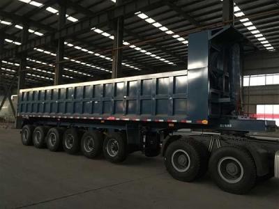 China 25CBM-45CBM Tipper Semi Trailer For Mining And Construction for sale