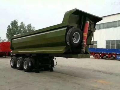 China Construction Machinery Semi Tipper Trailer Hydraulic Tipping Trailers for sale