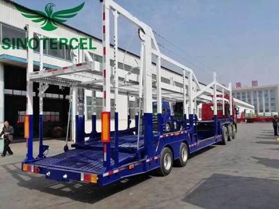 中国 80000kg Car Carrier Semi Trailer Car Hauler Trailer For Semi Truck 販売のため