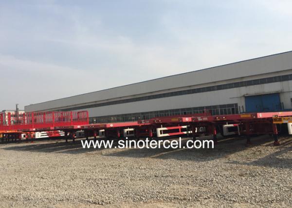 Quality Q235 Steel Skeletal Semi Trailer WABCO Brakes Container Semi Trailer for sale