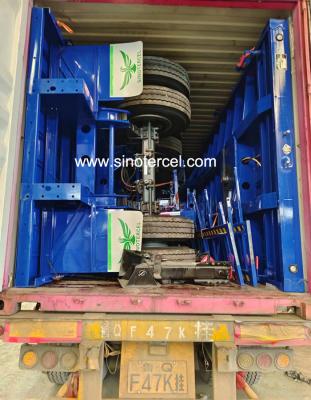 China Carbon Flat Bed Semi Trailer 30 Ft Semi Trailer Heavy Duty for sale