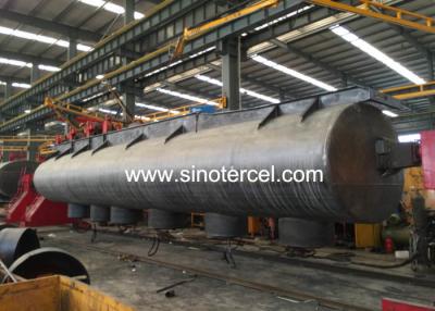China JOST Landing Gear Semi Water Trailer Q235 Carbon Steel Tank Material for sale