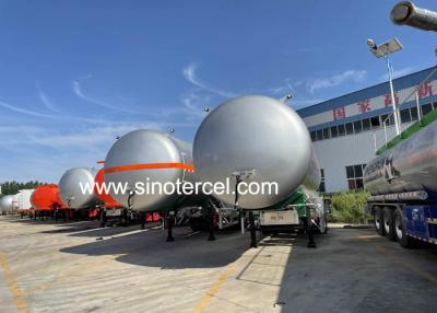 China 8x4 Treibstoffbehälter Semi-Anhänger 30CBM-60CBM Wasserbehälter Semi-Anhänger zu verkaufen