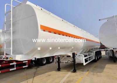 China 30CBM Fuel Tank Semi Trailer With Q235 Carbon Steel Material for sale