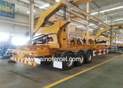 China Tire Size 11R22.5 Sidelifter Trailer Side Unloading Trailer For Construction for sale