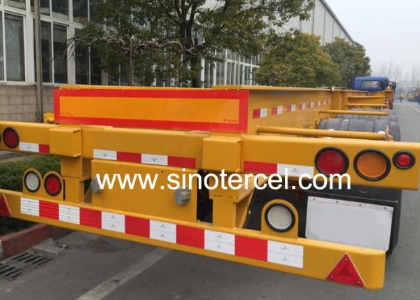 Quality Telescopic Boom 40t Sidelifter Trailer Lifting Mechanism With Air Suspension for sale