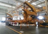 Quality Telescopic Boom 40t Sidelifter Trailer Lifting Mechanism With Air Suspension for sale
